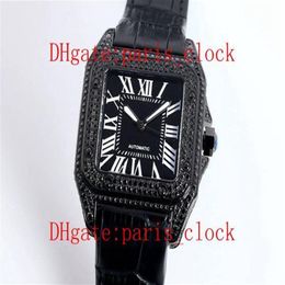 Reloj de hombre estilo SF 100 aniversario Serie Diamante Cal 2813 Movimiento automático mineral espejo resistente al desgaste correa de piel de vaca d3129