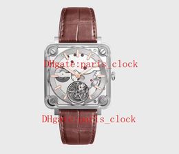 SFBRX2 Luxury Men039S 7500 Mouvement mécanique enroulement automatique Mouvement marron HEAGNE HOUR ET MINDIT MAIN 6 O039 CLOCK Position 9344780