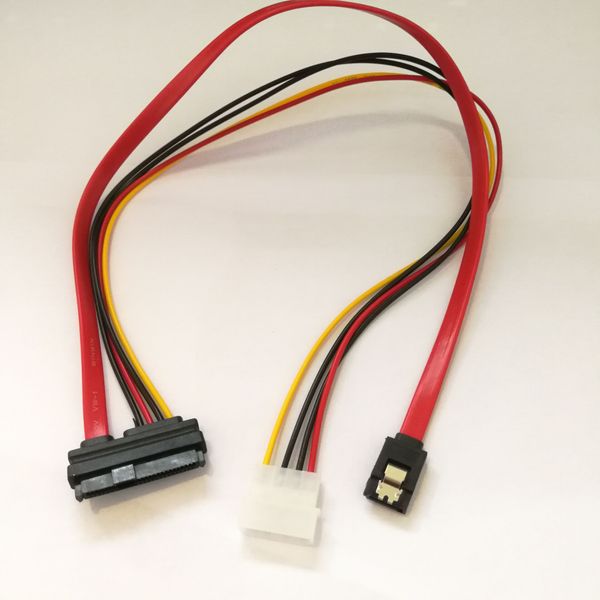 SFF-8482 SAS 29P 29pin a SATA con IED 4pin Cable de alimentación Servidor Cable de datos del disco duro