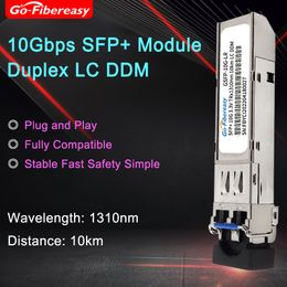 Module d'émetteur-récepteur LR SFP 10 Go 10 km Double LC Module SFP DDM 1310NM DDM pour Ubiquiti / Cisco / Zyxel / TP-Link Optical Equipment