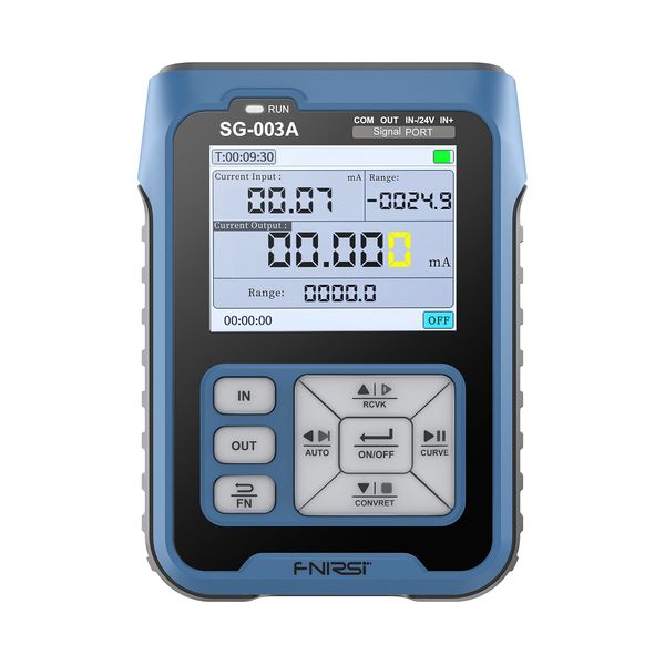 Generadores de señal de SG-003A, 0-10V, 4-20mA, simulador de voltaje de corriente ajustable, salida de pulso PWM, pantalla LCD TFT a todo color