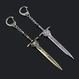 SG Hoge kwaliteit Dark Souls 3 Artorias Sword Keychains Hangers Abyss Walker Knights Sword Men Autobas Keyring Cosplay Sieraden