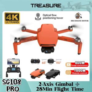 SG108 Pro GPS Drone 4K Profesional 2-assige Gimbal 5G WIFI FPV Drones ESC Dubbele camera RC Quadrocopter VS L900 Pro SE