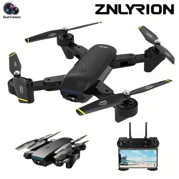 Drone SG700 avec double caméra HD, positionnement du flux optique, feux de navigation nocturne à LED, mode de suivi intelligent et gyroscope à 6 axes, parfait pour les débutants