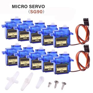 SG90 9G Micro Servo Motor for RC Planes Robot Arm 180 ﾰ/360 ﾰ Controles de servomotor de ala fija para helicóptero de avión