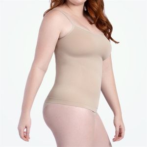 Sh hoge kwaliteit vrouwen cami verstelbare riemen naadloos camisole comfort vrouwelijk lichaamsregels scheppen nektanks 220702