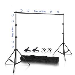 SH Photure Achtergrond Stand Kit met instelbare standaard Ondersteuningssysteem Achtergronden voor fotostudio Chromakey Green Screen Frame