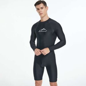Suit de la combinaison pour hommes du Shababat, protection solaire à manches longues à manches longues, séchage rapide, tourisme, vacances, baignade, costume de surf, maillot de bain