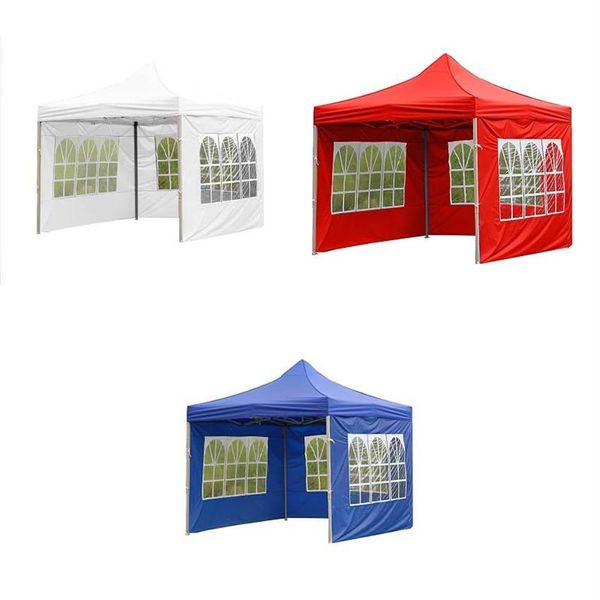 Shade 1pcs Tente pliante à quatre coins en tissu personnalisé imperméable à l'eau pour camping en plein air sans auvent Top195s