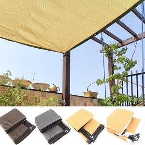 Schaduw 4 kleuren 85% Shading Anti-UV Hdpe Sunshade Net Balkon Safety Privacy Screen Garden Yard Heer Netten Zon Netten zeilen 230510