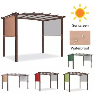 Abat-jour 5.2 2m Auvent Sun Canopys Cover Remplacement robuste et durable pour les structures de pergola uniquement sans étagères à l'extérieur