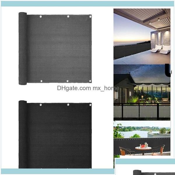 Ombre Bâtiments Pelouse Jardin Accueil Gardelcony Écran de confidentialité Clôture Pare-brise pour terrasse de porche Outdoo Backyard Patio à Er Sun Otw3L