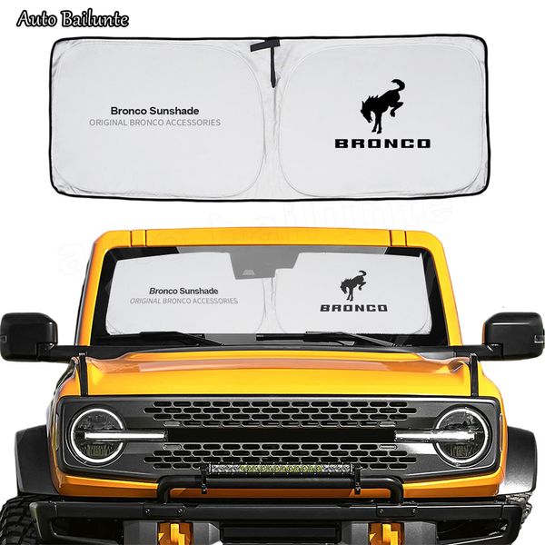 Ombre voiture pare-brise pare-soleil fenêtre visière pour Ford Bronco 2 portes 4 portes Auto accessoires 230718