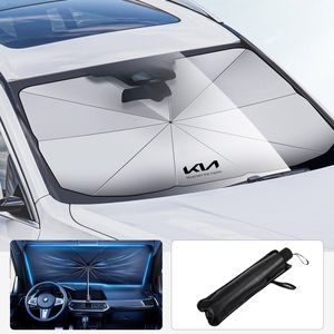 Schaduw Voor Kia EV6 Soul Seltos K5 3 Sportage Ceed RIO Auto Opvouwbare Parasol Voorruit Blok Warmte UV Zonnescherm paraplu 230718