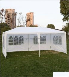 Shade Garden gebouwen Patio Lawn Home Outdoor 3x9m Luifel feestje Wedding Tent Gazebo Pavilion Cater Events Sidewall Drop levering2062014