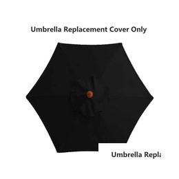 Schaduw Nieuw 2/2.7/UV Bescherming Parasol Sunshade Umbrella er Tuint Waterdichte strandluifel Vervanging 6/8ribs Drop levering Huis Pati Dhiuu