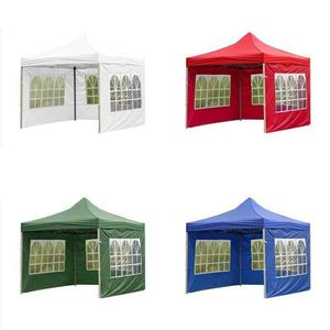 Schaduw regendicht draagbare zijmuur luifel oxford doek tuin waterdichte tent vervangende dekking zonder plank gazebo accessoires