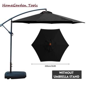 Schaduw Zonneterras Strandparasol Tuinparasol Patio Dia 98ft Anti-UV Polyesterdoek Zwembad Gemakkelijk te installeren Tuinmeubilair Nee S1947834