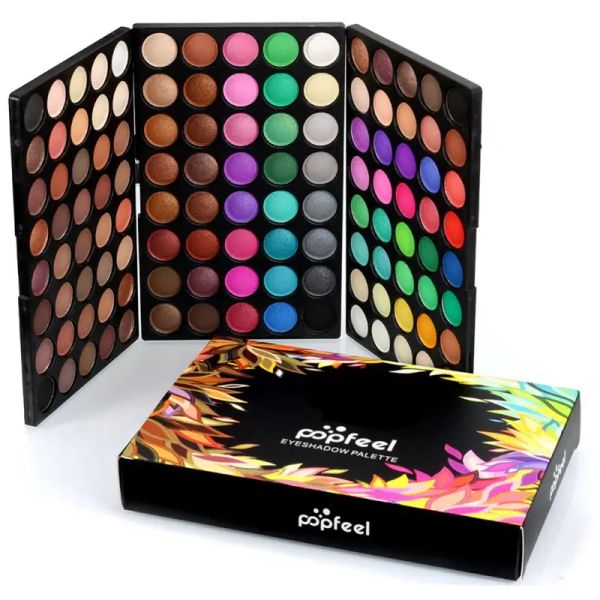 Shadow 120 couleurs professionnel 3D lisse fard à paupières Palette maquillage mat cosmétiques yeux naturel miroitant lisse ombre Maquiagem Portable