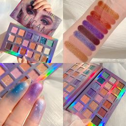 Sombra 2020 NUEVA Mercurio Paleta de sombras de ojos retrógradas 18 Colores Shimmer Matte Metálico Sombra de ojos Polvo Galaxy Eyes Cosméticos Kit