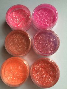 Shadow 6 Pièces Ensemble de Poudre de Pigment Rose Orange pour Brillant à Lèvres Ongles Ombres à Paupières Colorant pour Bombes de Bain Slime Fabrication de Savon Argile Polymère