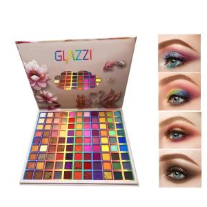 Schaduw 99 kleuren parelmoer mat glitterpoeder pailletten gemakkelijk te kleuren zonder vliegend poeder oogschaduwpalet blijvende ogenmake-up