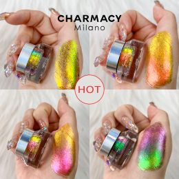 Shadow Chary New 10 Color Mulchrome Gel Eyeshadow Cameleon Gel Shiny Gel Ferts Flakes Gel Eye Makeup Duochrome Glitter Cosmetic