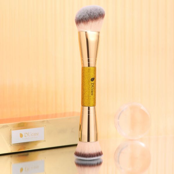 Shadow Ducare Double Head Face Makeup Brush Foundation Foundation Facial Beauty Makeup Makeup Lighter Bronze Eyeshadow Blush Power Cosmetic Tools