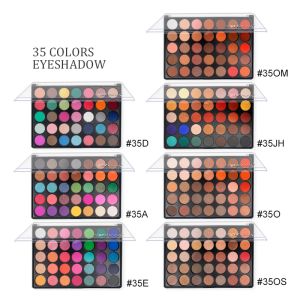 Schaduw Oogschaduwpalet Kleurrijk oogschaduwpalet 35 kleuren Glitter Highlighter Shimmer Make-up Pigment Matte Palet Schoonheid Cosmetisch