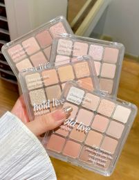 Shadow Holdlive nouvelle Palette d'ombres à paupières 16 couleurs rose brun miel miel Melon couleur mat miroitant paillettes Palette de fard à paupières