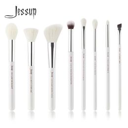 Shadow Jessup Makeup Brushes Set 8pcs Make Up Brush Powder Foundation Highlighter Mélange ombrage ombres à fard à paupières Naturalsynthétique