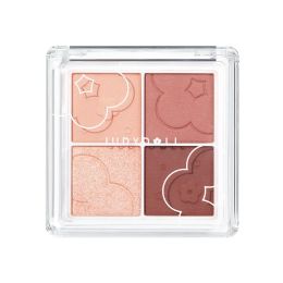 Shadow Judydoll vier kleuren oogschaduw romige thee aardse matte kleur make -up oogschaduw palet liter voor ogen