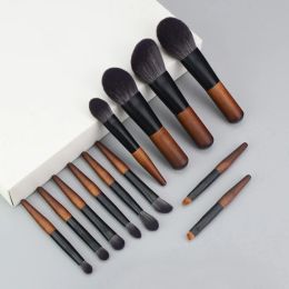 Shadow Karsyngirl 9 / 12pcs / Set Mini Portable Makeup Brush Set Loose Powder Brush Brushadow Brush Brush Beauty Tool