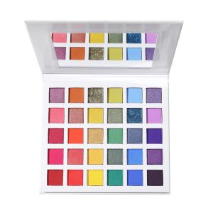 Sombra Etlaca privada de 30 colores Sala de ojos Custom Bulk White Paper -Ladry Pigment Pigming Matte Matte Glitter Resplexion