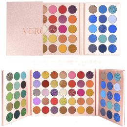 Shadow Veronni 65 couleurs Palette de maquillage à paupières coloré ensemble de fards à paupières colorés paillettes pigment pigment émino