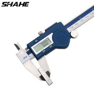 Shahe Digital Caliper 150 mm Elektronische Vernier Micrometer Paquimetro 150 roestvrij staal 210810