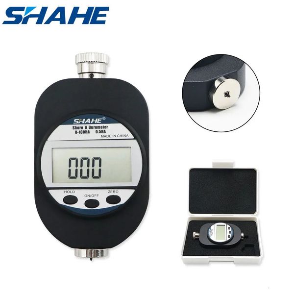 SHAHE Portable Shore A dureté numérique duromètre duromètre testeur de dureté avec grand écran LCD pour le caoutchouc 231229