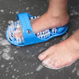 Secouez le son de la même brosse de lavage des pieds paresseuse pour enlever les peaux mortes, masseur, salle de bain, brosse à frotter les pieds, type de sol, planche à frotter les pieds