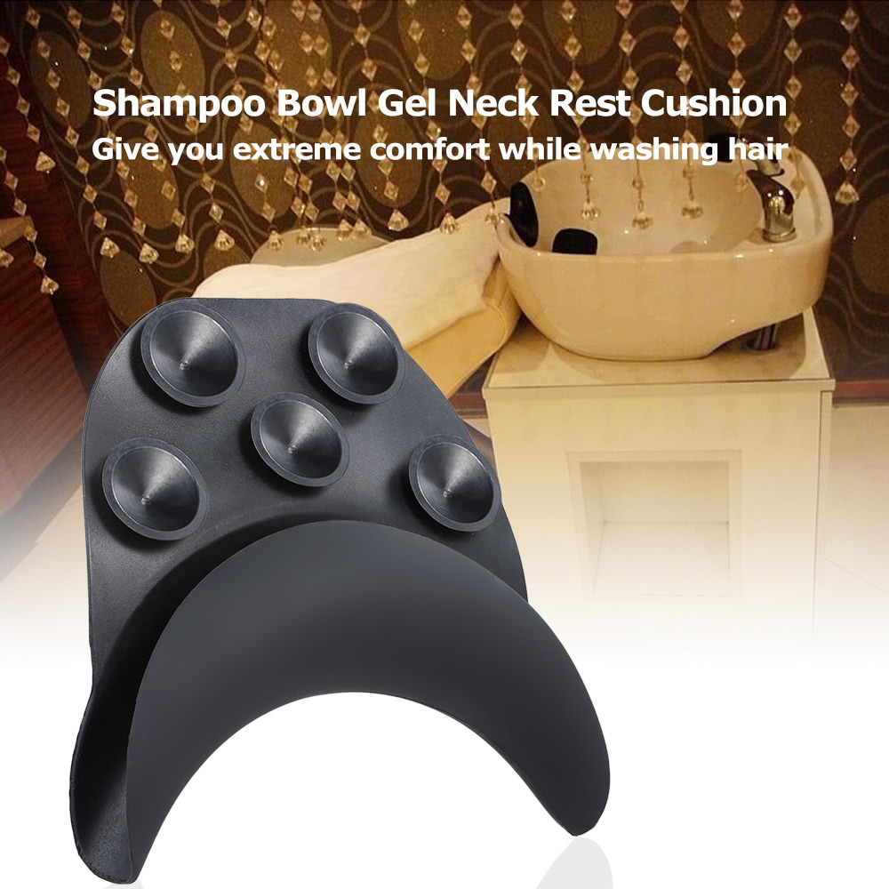 Shampoo Bowl Gel Neck Rest Cushion Hair Salon Shampoo Bowl Neck Pillow Gripper Hair Washing Sink Basin Tool