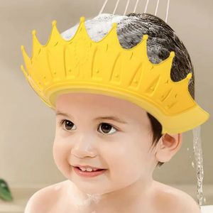 Shampoo dop waterdichte oorbeveiliging babydouche dop met verstelbare siliconen kinderen shampoo cap 240407