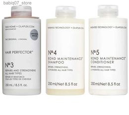Shampoo Conditioner 3 4 5 250ml shampoo en conditioner voor het herstellen van sterk zwart al haar professionele haarverzorging Q240316