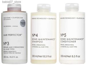 Shampoo Conditioner 3 4 5 250ml shampoo en conditioner voor het herstellen van sterk zwart al haar professionele haarverzorging Q240316