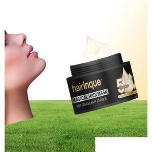 Champú acondicionador 50 ml Hairinque Tratamiento mágico Mascarilla para el cabello Hidratante Nutritivo 5 segundos Reparaciones Daño Restaurar Cuidado suave Ma Dhtuy