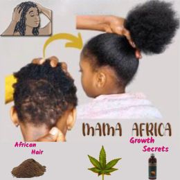 Shampooconditioner Africa Wild Rosemary Huile de cheveux fous Clour Croissance Traction Alopecia Chebe Poudre Perte de cheveux Reprow vos bord
