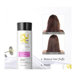 Brazilian Keratin Treatment Shampoo and Conditioner Set for Damaged Hair, Drop Delivery Products Care Styling