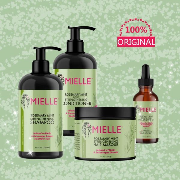 Shampoocondicionista Mielle Rosemary Mint Fortalecimiento del cabello Fortalecimiento del aceite Condictor Mejoran las puntas abiertas Productos de crecimiento del cabello seco 1 PCS