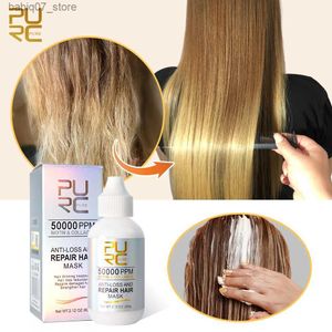 Shampooing revitalisant PURC traitement à la kératine brésilienne masque capillaire réparation cheveux endommagés lissage crème lissante traitements du cuir chevelu produits de soins capillaires Q240316