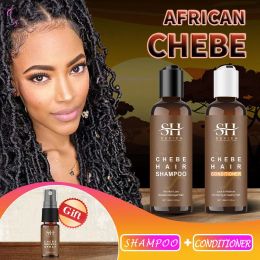 Shampoconditionneur Sevich Chebe Care Care Set 100 ml Traitement de perte de cheveux Shampooing Traction Alopecia Anti-Hair Break Clissinher Growth Growth Products