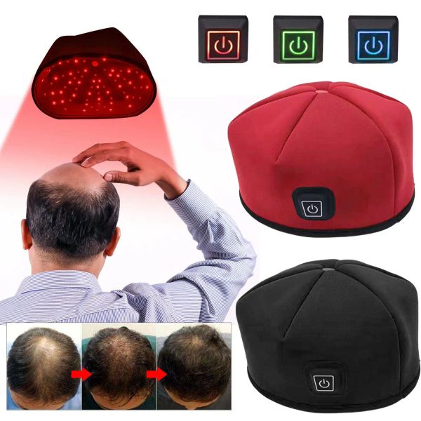 Tratamientos de champoocondicionadores de tratamiento Cabello Rojo Anti -Pendio de cabello Terapia de luz roja Terapia LED Sombrero cerca del cabello infrarrojo Renogio