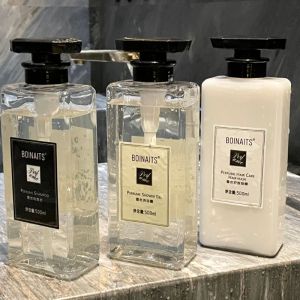 Shampoo's Freesia Parfumshampoo Badgel voor mannen en vrouwen Haarconditioner Shampooset Diep schoon Bescherm Kleurkrullen Keratineshampoo